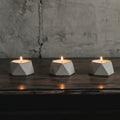 Hexagonal Concrete Candle