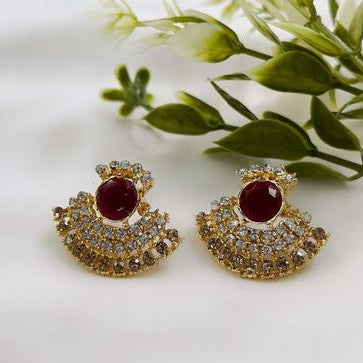 Traditional Stones Stud Earrings for Women