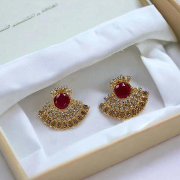 Traditional Stones Stud Earrings for Women