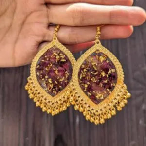 Real Roses Earrings/Jhumky