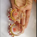 Resin Jhumka Base with Hooks – Handmade Earring Making Supplies | Jewelry Accessories