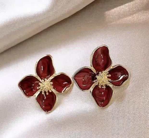 Sunflower Earrings for Women Wedding Party Wear